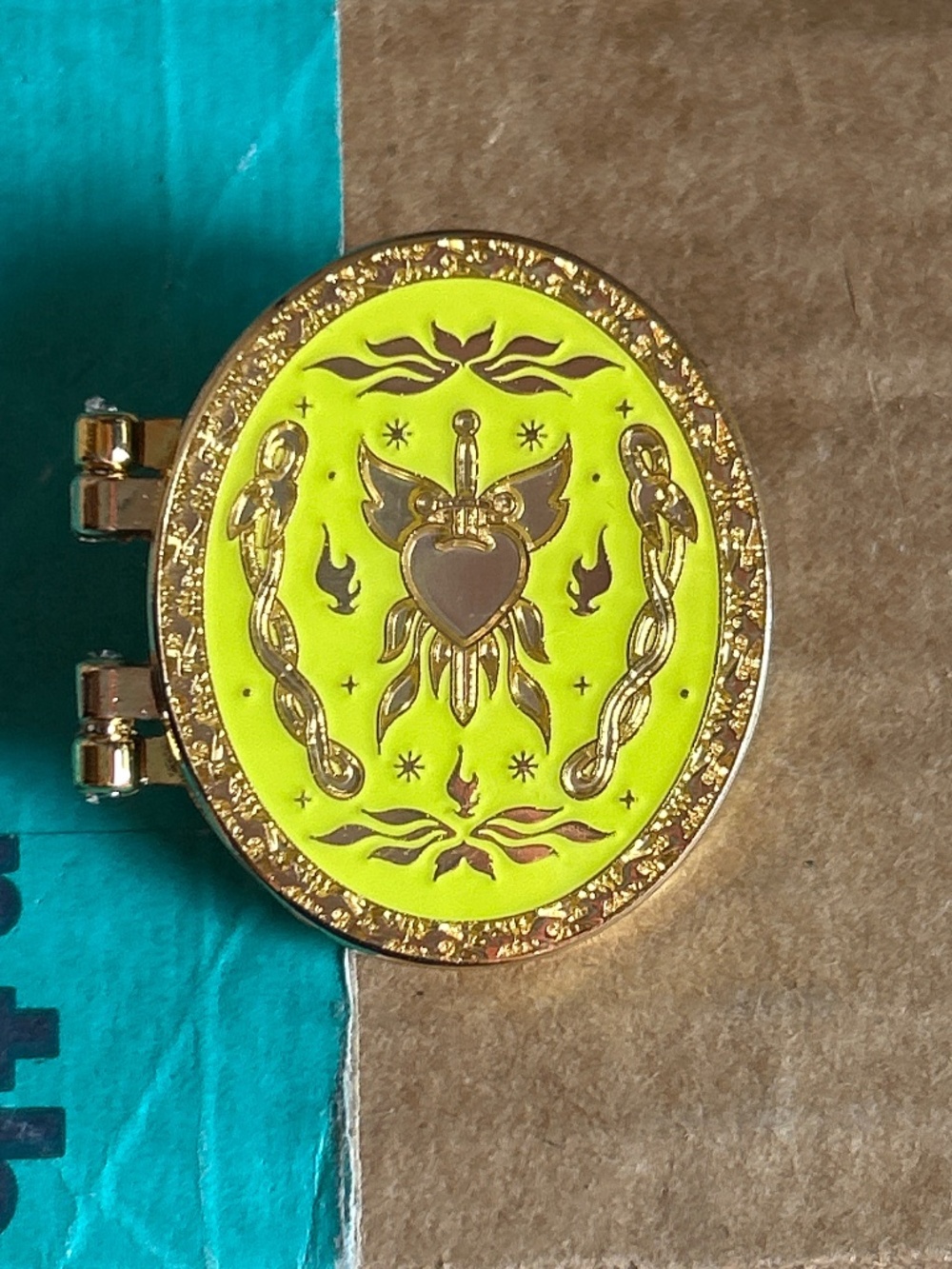 Loungefly Evil Queen Snow White Portrait Locket Pin Disney Villian